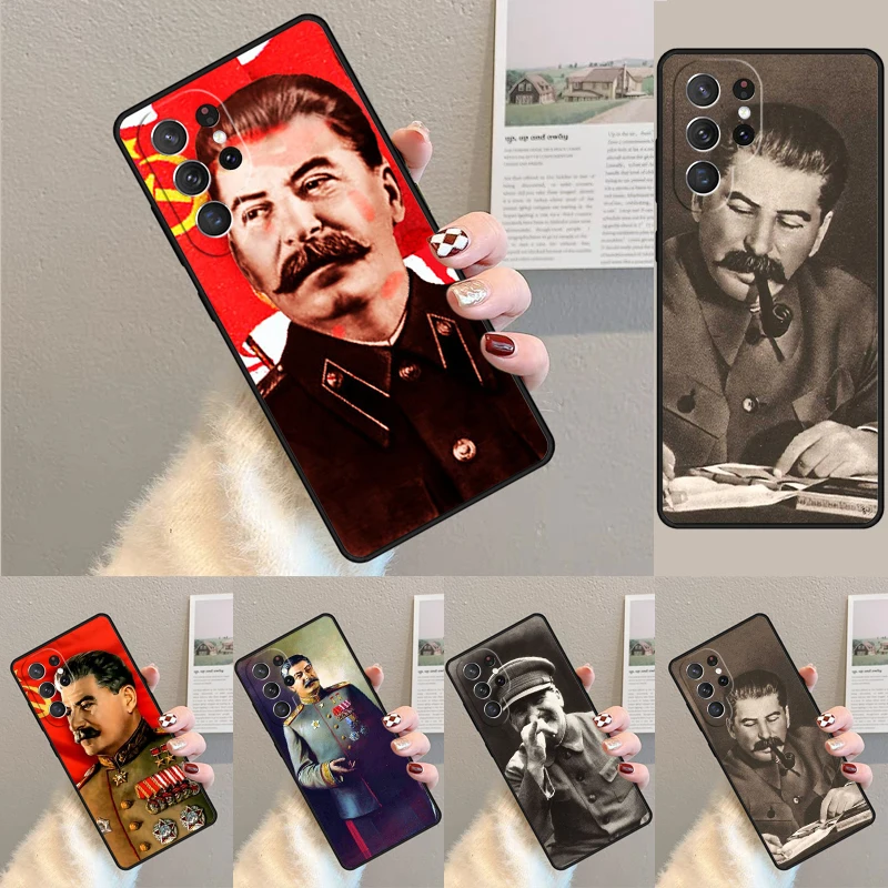 Russian Stalin Ussr TPU Phone Case For Samsung Galaxy note 10 pro S26 S25 S24 S23 S22 Ultra Plus S21 FE S20 Shockproof Cover