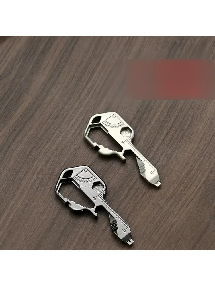 24 in 1 Multifunction Key Tool Combination Stainless Steel Pendant Mini Portable Keychain Outdoor Tools Bicycle Screw Wrench