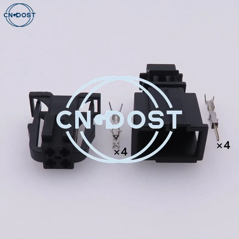 1 комплект, 4-контактный 3B0 972 732 3B0972732 3B0972722, автомобильный разъем заднего фонаря, разъем электрической проводки, вилка переменного тока в сборе для VW Audi