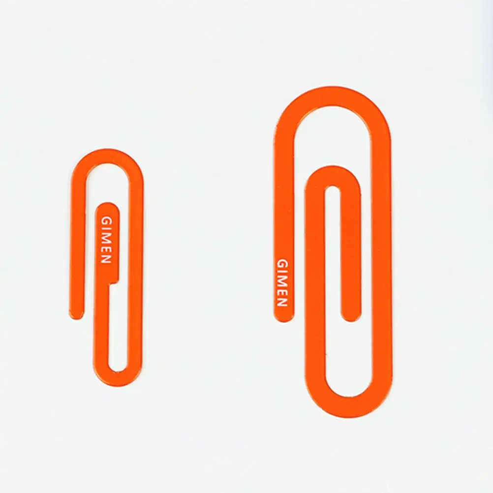 4 Pcs Paperclip Bookmark Iron Paperclips Decorative Reading Markers Portable Bookmarks