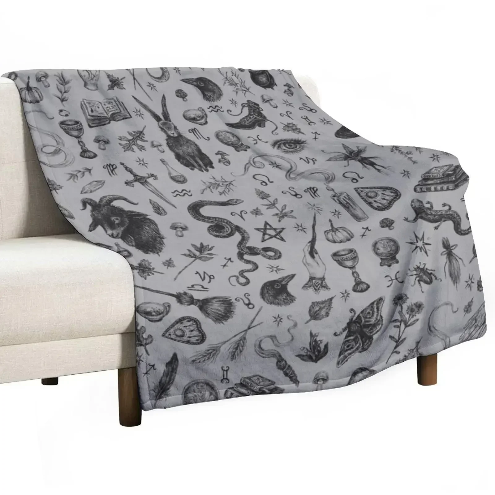 

Salem Witch Throw Blanket All Season Soft Lightweight Blanket for Home