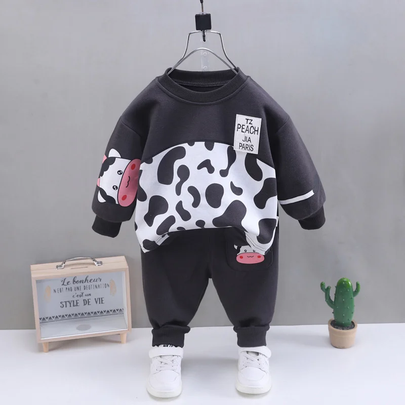 New Autumn Baby Girl Clothes Children Boys Cartoon T-Shirt Pants 2Pcs/Sets Toddler Casual Costume Infant Outfits Kids Tracksuits