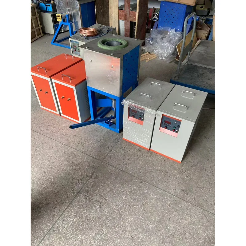 소형 30Kg 50Kg 70Kg 100Kg 금속 전기 유도 용해로 철강 철 알루미늄 구리 용해로