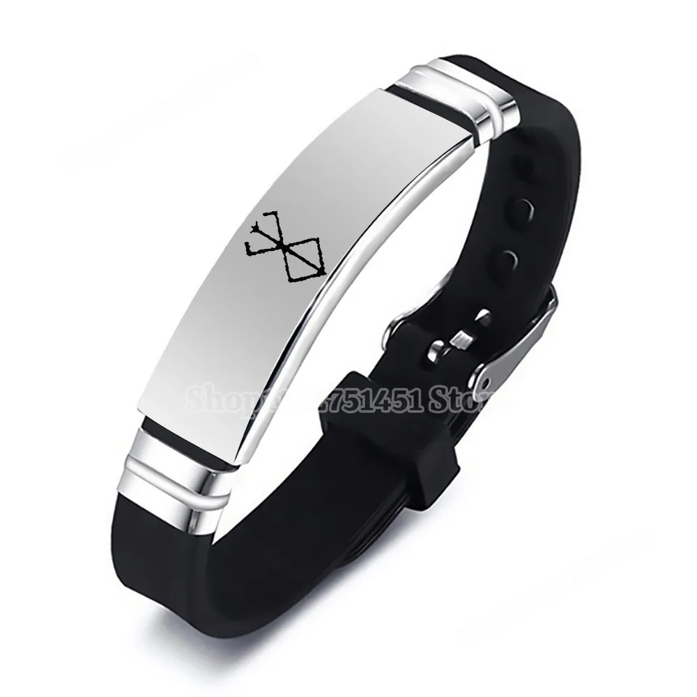 Game Berserk Bracelet Fashion Bangles for Man Women Teens Wristband Cool Jewelry Accessories Adjustable Stainless Steel Gift