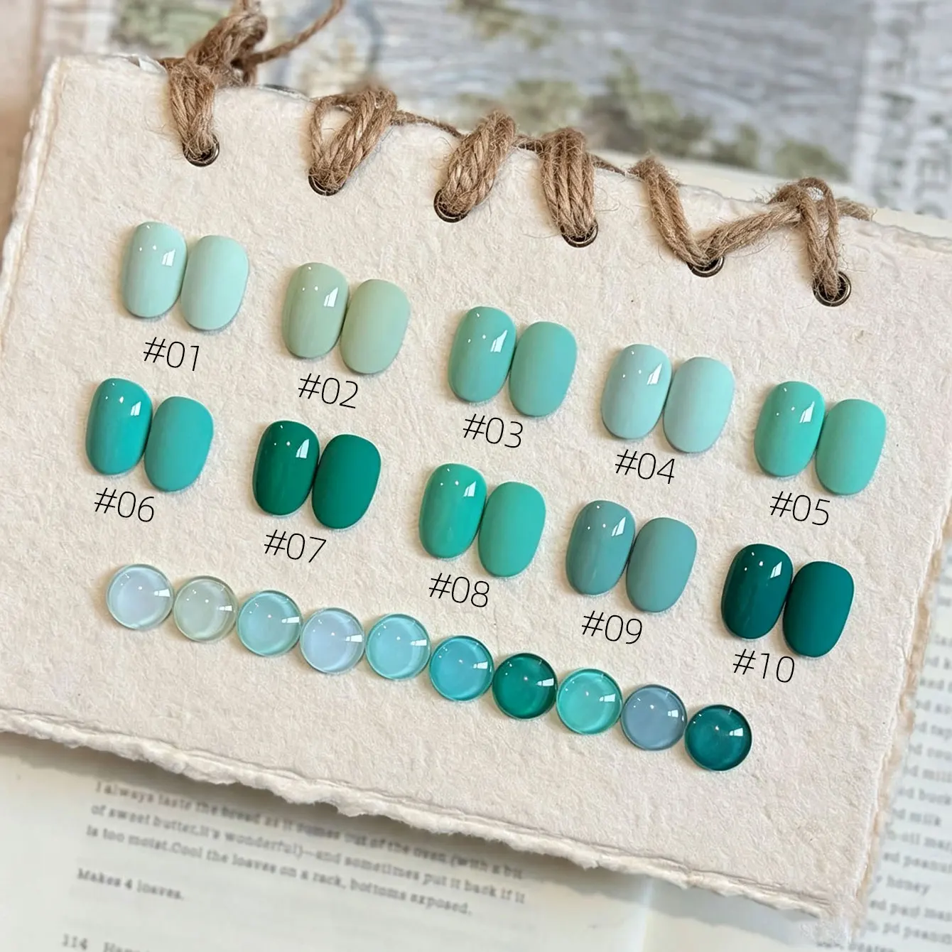 MIANEL 10ml Emerald Peak High-Pigment Gel Nail Polish – 2026 New Arrival Flattering Solid Emerald Green High-Color Saturation