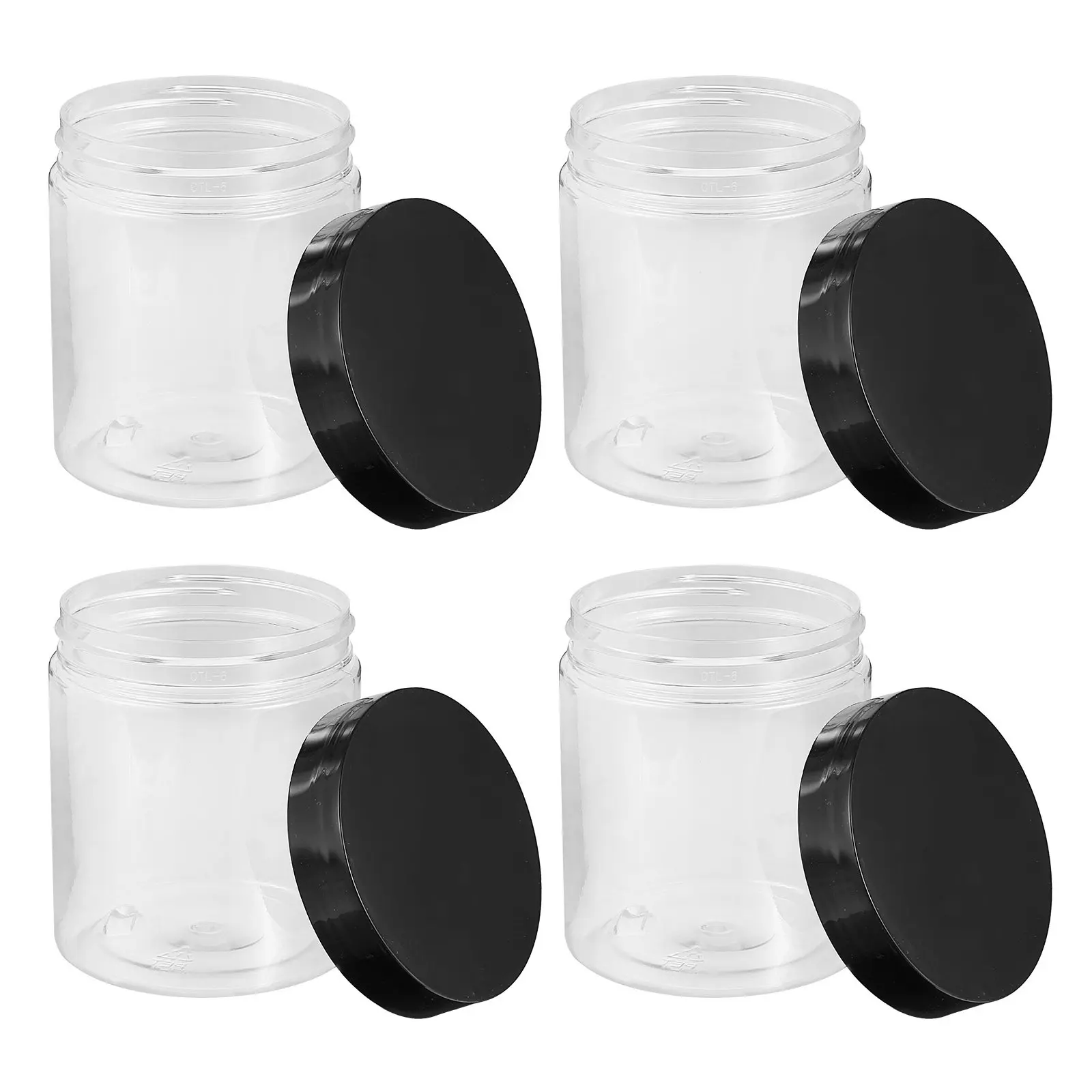 12 Recipientes Transparentes de Plástico Sellados para Almacenamiento de Alimentos, Organización de Despensa de Cocina, Frascos Herméticos para Cereales, Arroz, Frijoles y Frutos Secos