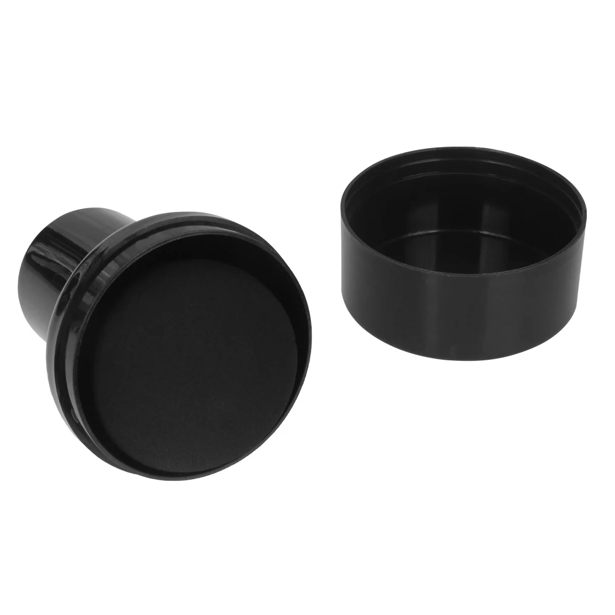 

4pcs Mushroom Shape Powder Puff Washable Reusable Makeup Applicator For Even Foundation Blending Sponge Black