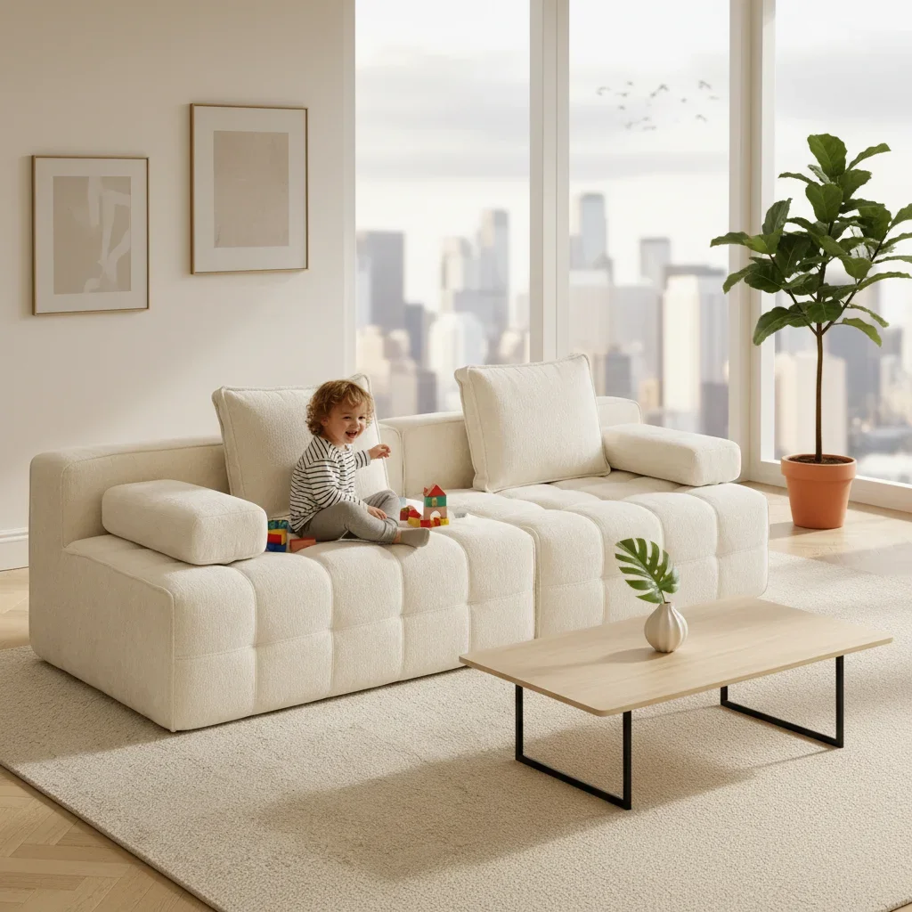 #Modern Vacuum Packaging Bubble Compression Sofa Compressed Modular Sofa in Box