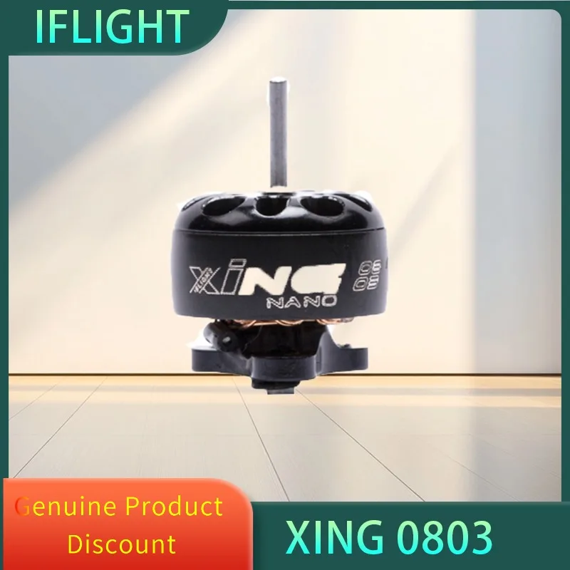 

iFlight XING NANO 0803 17000KV 1S Brushless Motor With with 30mm Wire Plug 1mm Shaft For RC FPV Racing Drone