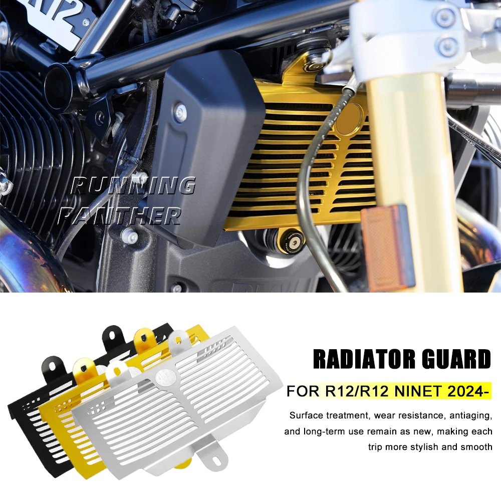 

New Motorcycle Accessories R12 NineT Radiator Guard Grille For BMW R12 NineT 2024 2025 2026 Cover Protection Grille protective