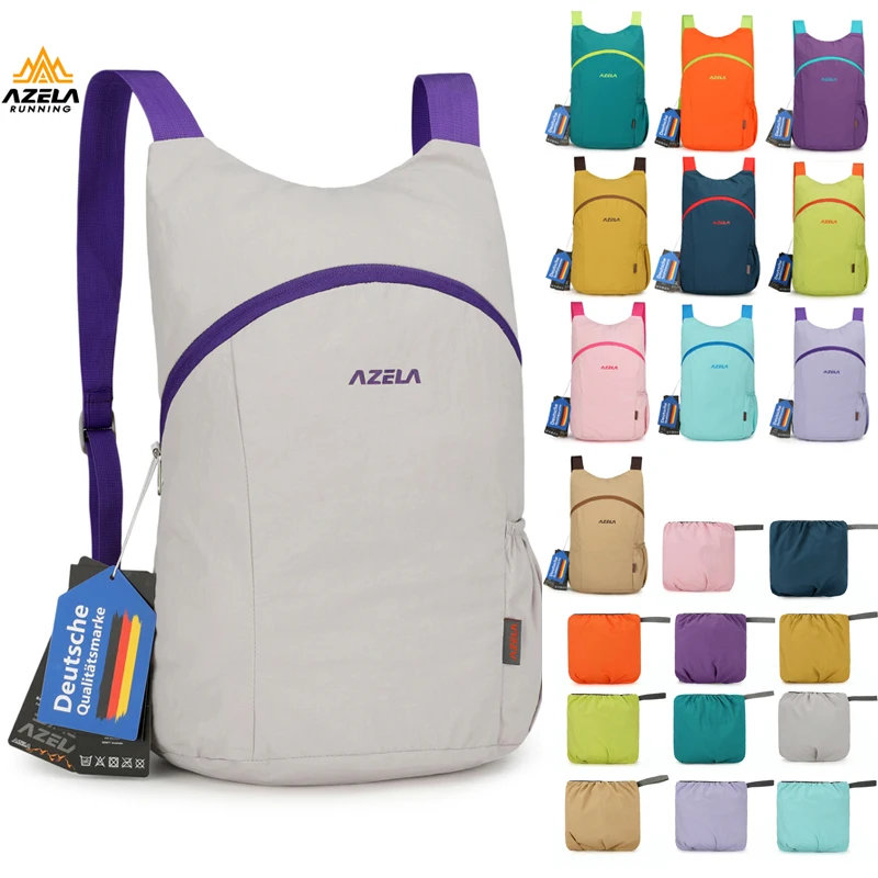 Outdoor Soft Back Unisex Sports Backpack Waterproof and Multifunctional Macaron Bags for Girls Foldable Bag Nylon Men Torebki
