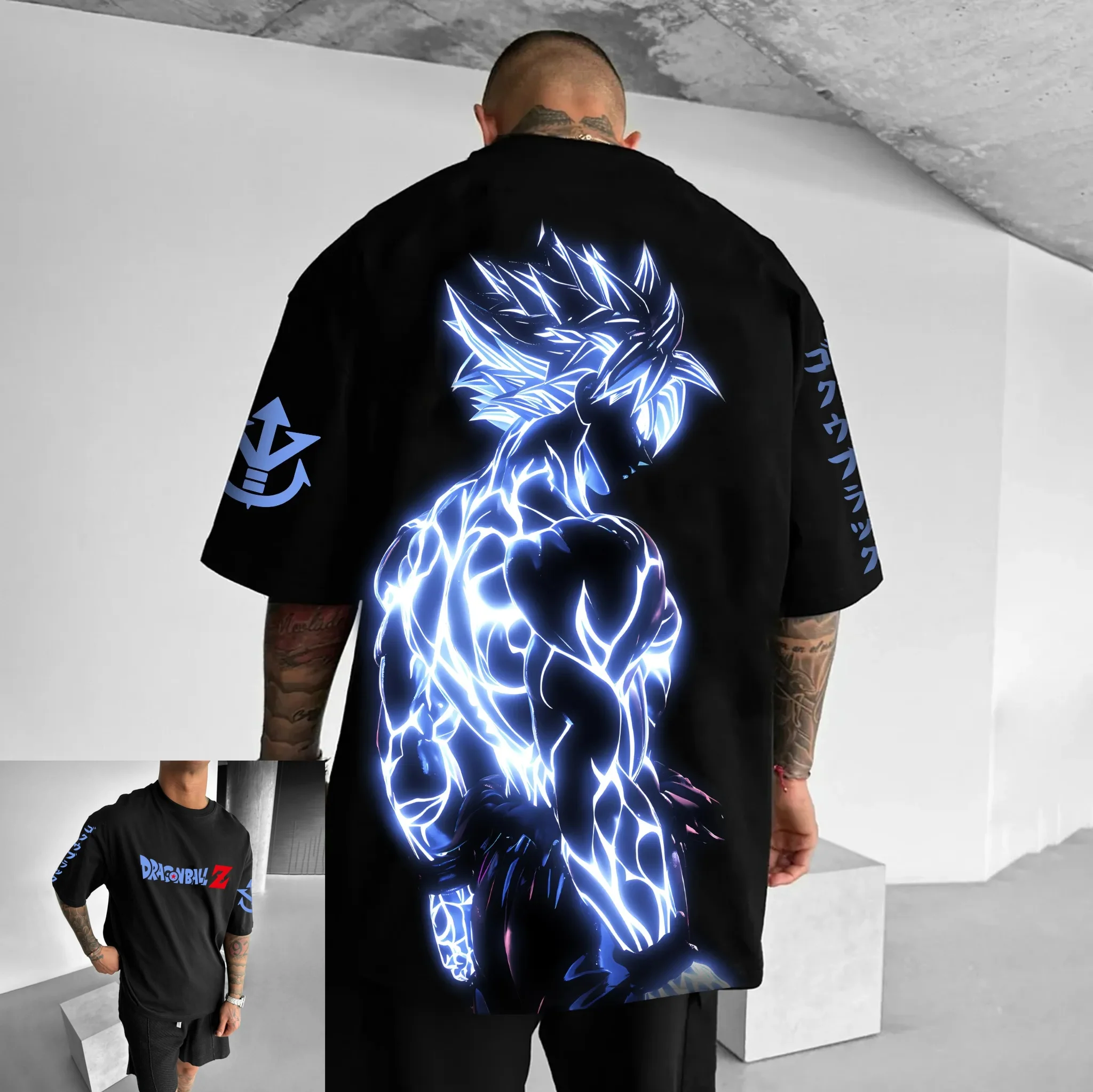 Kaos Gym Retro Dragon Ball Mus - Dragon Ball Saiyan Armor ulasan dan harga