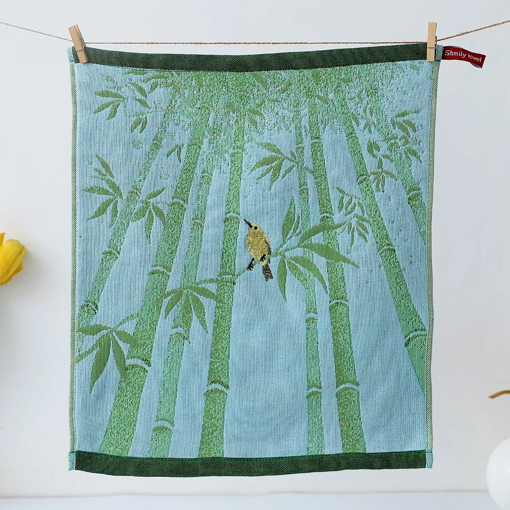 New 34x40cm Large Hand Towel 4 Layer Cotton Gauze Quick Dry Kitchen Dish Cloth Decorative Handkerchief Home Restaurant