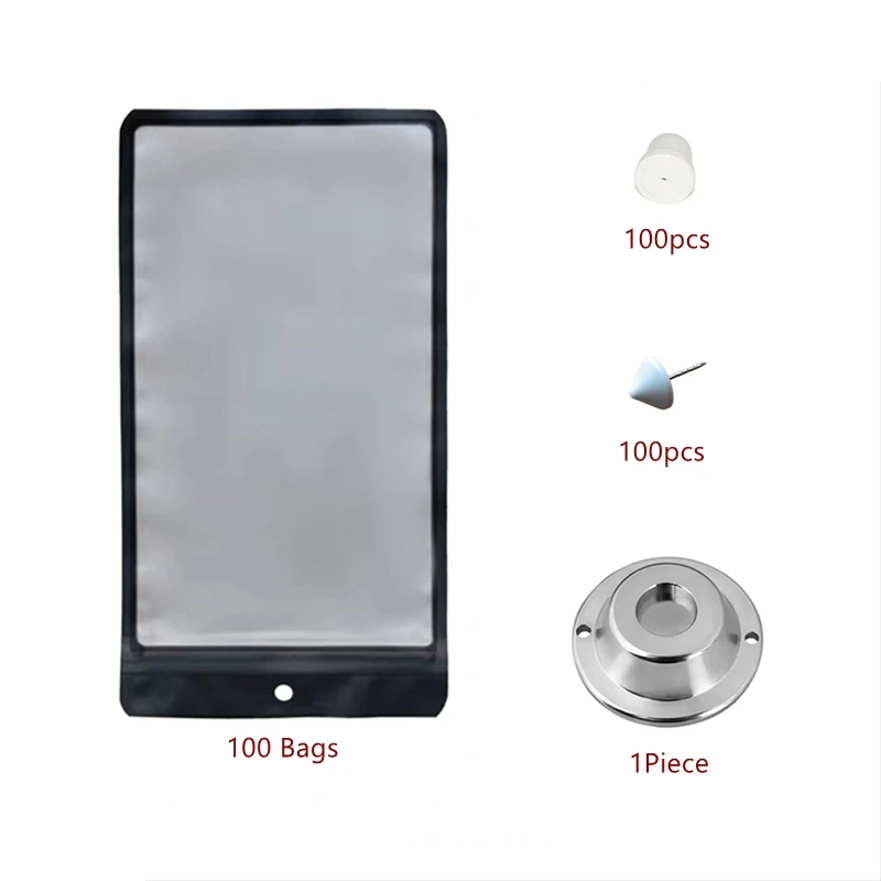 100 stuks anti-camera mobiele telefoon tassen geen fotografie toegestaan telefoon tas PE matte tas privacy tas telefoon zakje voor evenementen bruiloft