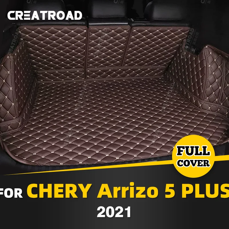 

Auto Full Coverage Trunk Mat For Chery Arrizo 5 PLUS 2021 Car Boot Cover Pad Cargo Liner Interior Protector Accessories