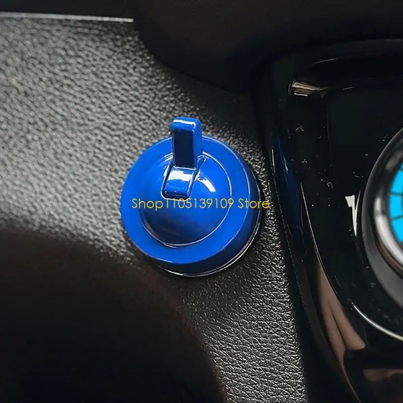 ปุ่มเริ่มสวิตช์สวิตช์จุดระเบิดฝาครอบอุปกรณ์ป้องกันอัตโนมัติการกดแบบสากลไปยังสติกเกอร์ฝาครอบปุ่มเริ่มต้นสำหรับรถยนต์