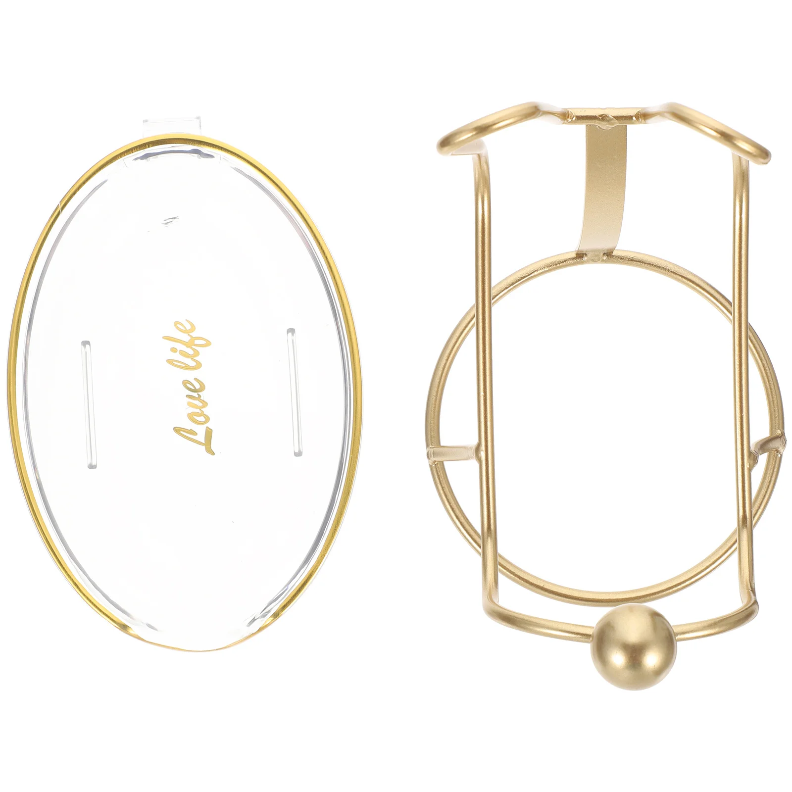 

Soap Holder Dish with Drain Drainer Bathroom Counter Tray Self Draining Dishes for