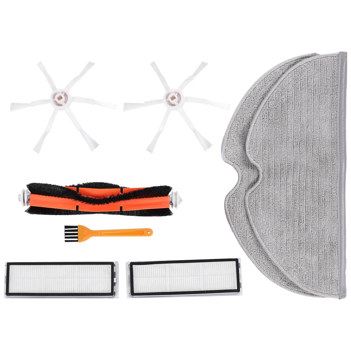 Untuk Xiaomi Mi Robot penyedot debu 2 STYTJ03ZHM Filter kain pel Mijia Robot penyedot debu bagian utama sikat suku cadang