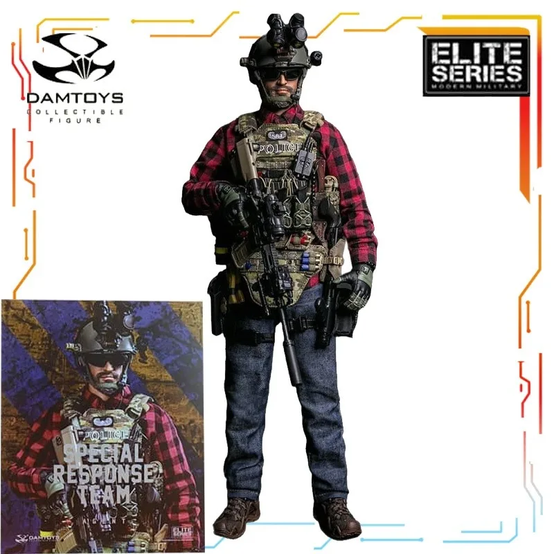 

DAMTOYS Original 1/6 of Movable Personnel Series SRT Special Response Team Anime Action Figure Model Toys Model Gifts for Boys