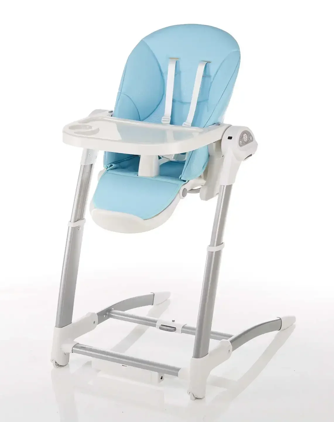 Children Multi Functional Adjustable Feeding Dinning High Chair Baby 3 In 1 Electric Rocking Booster Seat Baby Chair