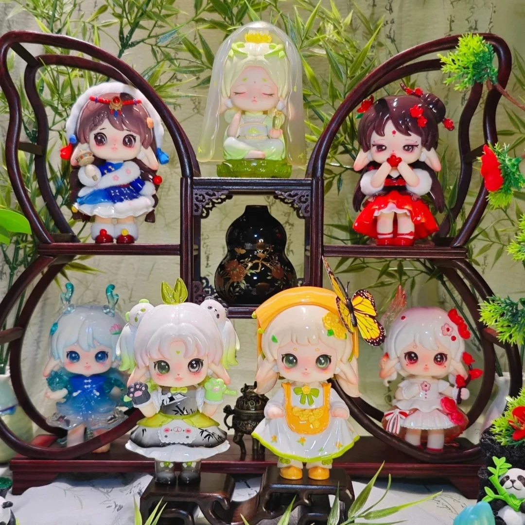 

Ruby Tea Immortal Workshop Series Trendy Play Blind Box Cute Enamel Doll Mystery Box Table Ornament Surprise Gift Collectible