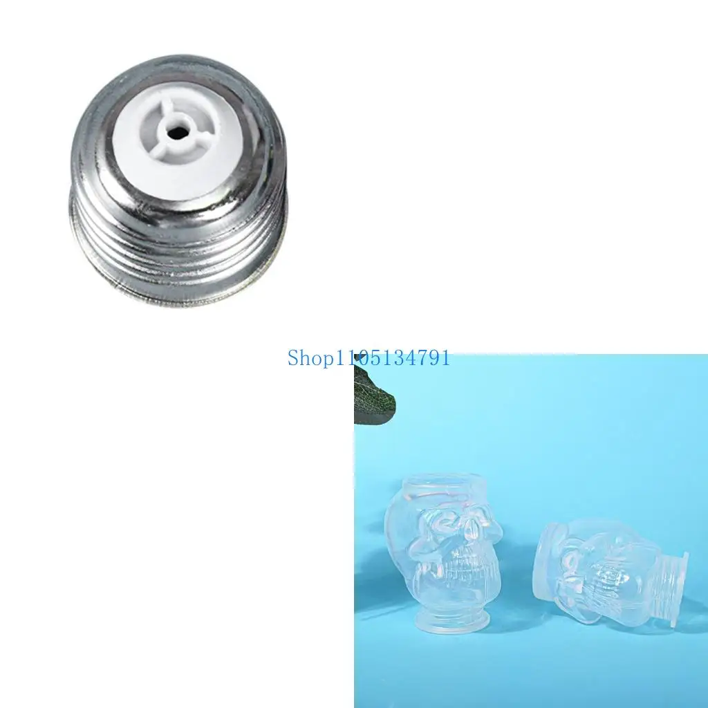 

98 -километровый силиконовый плесень DIY череп для головных лампочек основание фитиля -фитиль -эпоксидная смола для хрустали