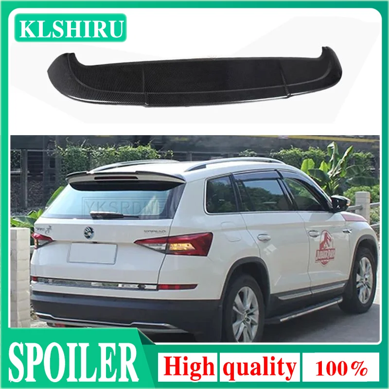Pasuje do Skoda Kodiaq 2017 2018 2019 Nowy Zewnętrzny Tylny Spoiler z Tworzywa ABS, Klapa Bagażnika, Skrzydło, Akcesoria Samochodowe