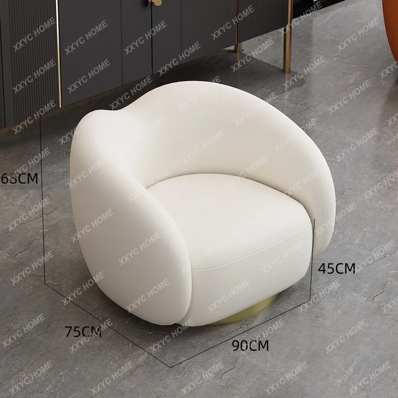 Hotel Lobby Business Reception Leather Sofa Beauty  Reception Negotiation Sofa Combination