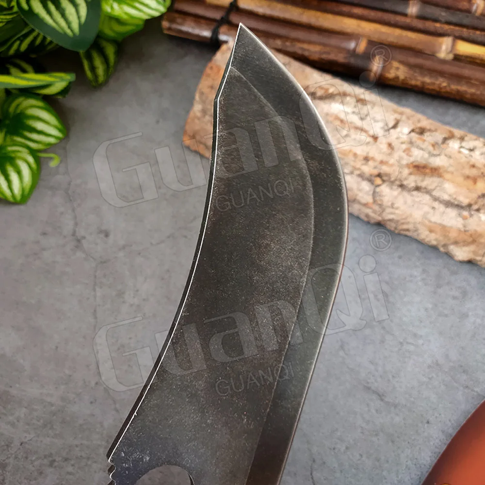 Chef Cleaver Knife Sharp Blade Butcher Knife 6 Inch Black Kitchen Knife Fast Slicing Meat Fish Fillet Knives Cooking Tools