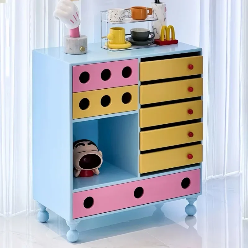 chest of drawers, living room figure cabinet, chest of drawers, eight-bucket entrance cabinet, solid wood dining side cabinet, b