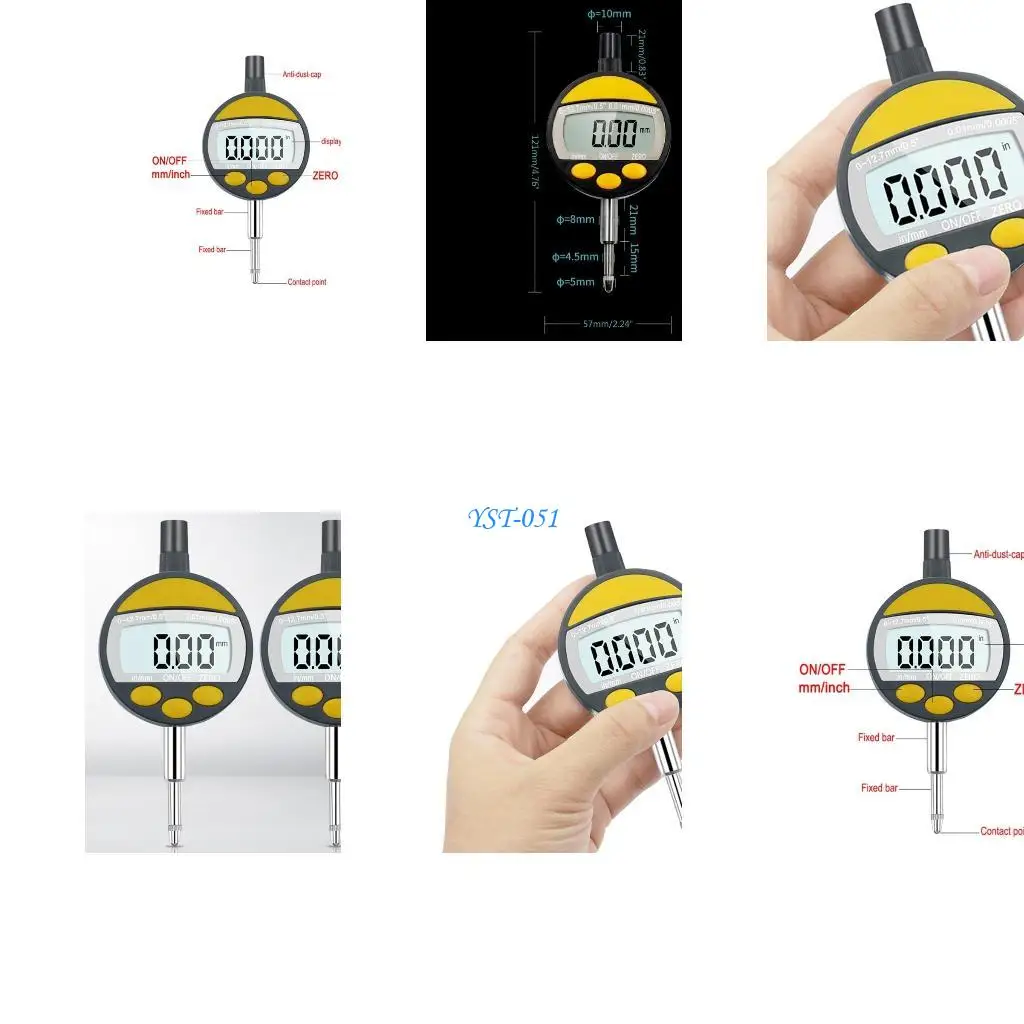 

E15A High Accuracy 0-12.7mm/0.5'' Dial Test Indicators Electronic Gauge