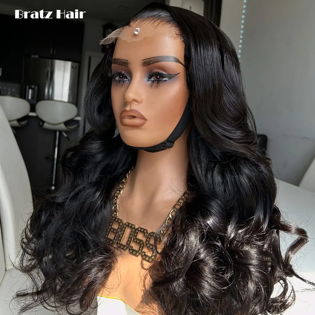 

Bounce Curly 5by5 HD Lace Closure Glueless Wig 100% Human Hair 13x6 13x4 HD Lace Front Loose Body Wave Wigs Ready to Wear Wigs