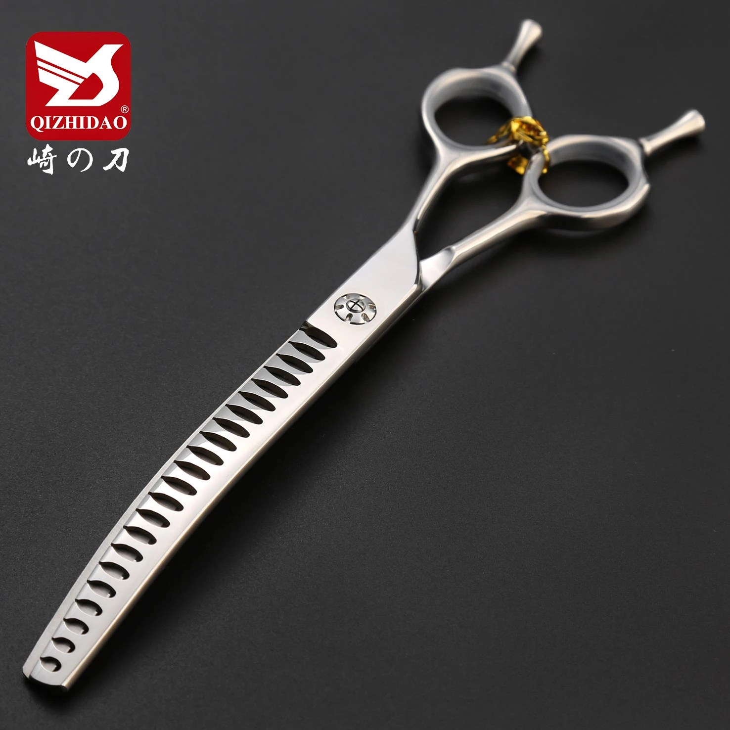 

7.5 Curved Chunkers Thinning Pet Grooming Scissors Shears Professional Japanese 440c Dog Grooming Scissors