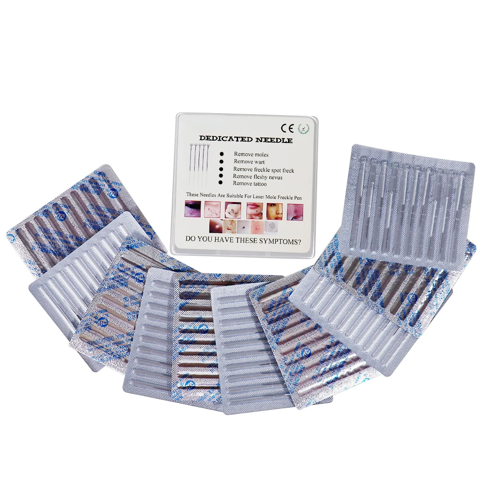 Elektrischer Warzenentfernungsstift mit 19 Einstellbaren Stufen für Hautflecken, Sommersprossen, Hautanhängsel und Tattoo-Entfernung - Beauty Plasma Pen/Ersatznadeln – Detail 5