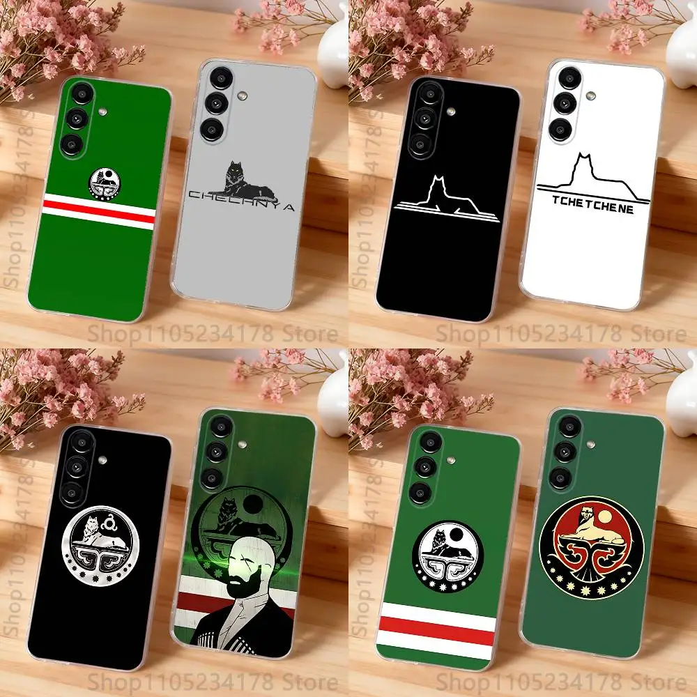 

Art Chechen Coat Of Arms Clear case suitable for Samsung S30,S25,S24,S23,S21,S22,S20,S10,5G,FE,lite,PIus,Ultra Transparent