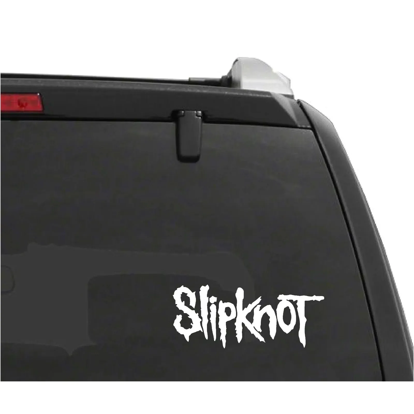 Autocollant en vinyle à nœud coulant, 1 pièce, pour fenêtre de voiture, ordinateur portable, guitare, bande métallique, Logo autocollant