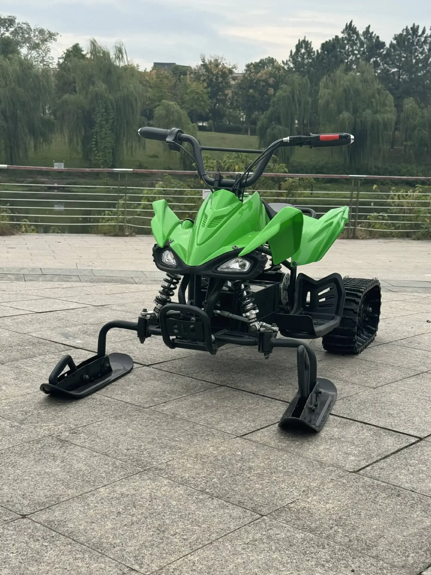 Augo recreational kart snow two-wheeled off-road vehicle children's small electric motorcycle