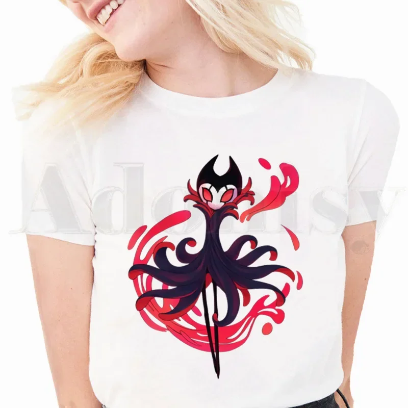 

Hollow Knight Games T Shirts Women's T-shirt Short Sleeve Female Tops
