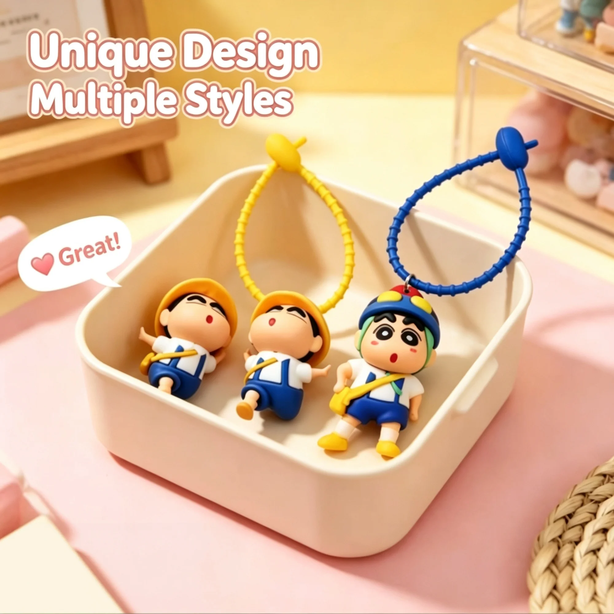 1/2Pcs Crayon Shin-chan Cartoo - Car Accessories For Decoration ulasan dan harga
