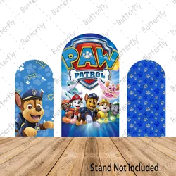 Traffic Police Chase Arch Round Paw Patrol Dog Marshall Boy Birthday Party Backdrop Cover Baby Shower Background Photography