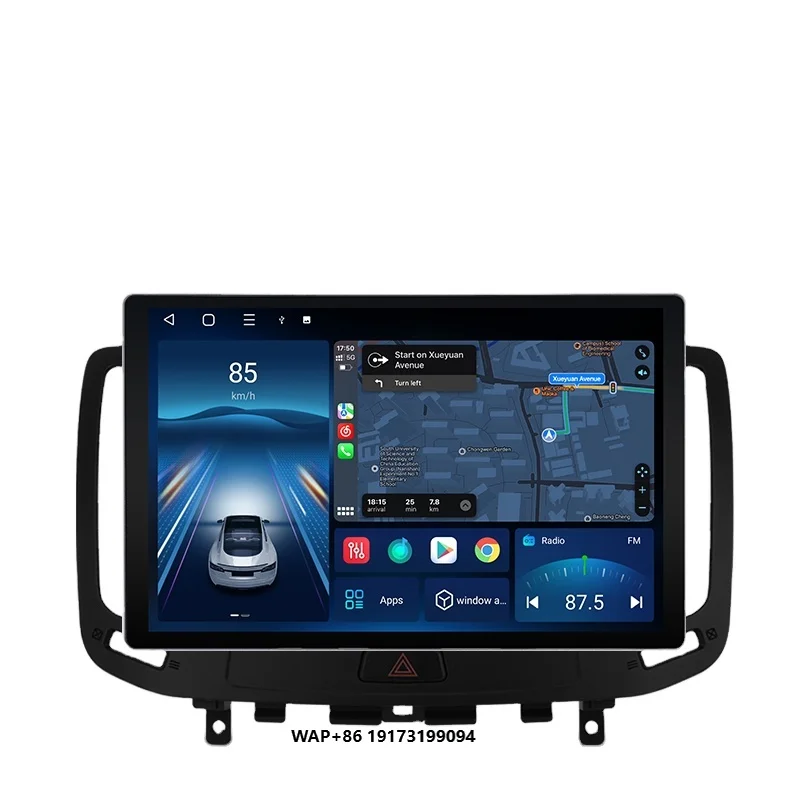 13 "بوصة 2 الدين سيارة أندرويد راديو ستيريو مشغل فيديو GPS 2din لإنفينيتي G4 G25 G35 G37 2006-2013 #1