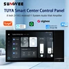 TUYA Panel de Control de hogar inteligente amplificador de audio en pared multifunción Bluetooth ZIGBEE Gateway sistema de sonido Android11 5G IR Alexa 1