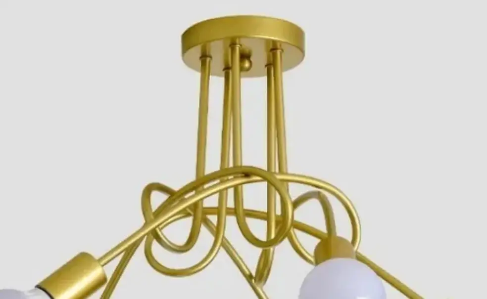 

Modern Fixture Hanging Light Height Adjustable Gold Black Pendant Lighting for Living Room Bedroom Farmhouse