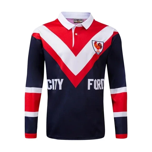 

1996 Sydney Roosters Retro. Rugby Jersey - Mens Size:S-5XL（Print Name Number）Top Quality