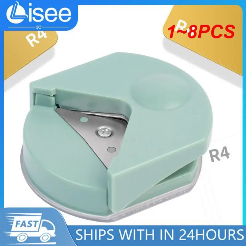 

1~8PCS Corner Rounder R4 Corner Punch Portable Paper Trimmer Cutter For Cards Photo Cutting Craft Scrapbooking Tools