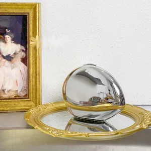 Metallschalen -verdrängte Kupplungsbeutel für Frauen, glatte Oberfläche des Spiegels, Gold- und Silbertasche, süße Nacht -Githesale, 2022 8 Spiegeltasche der Hauptverkäufe - №4