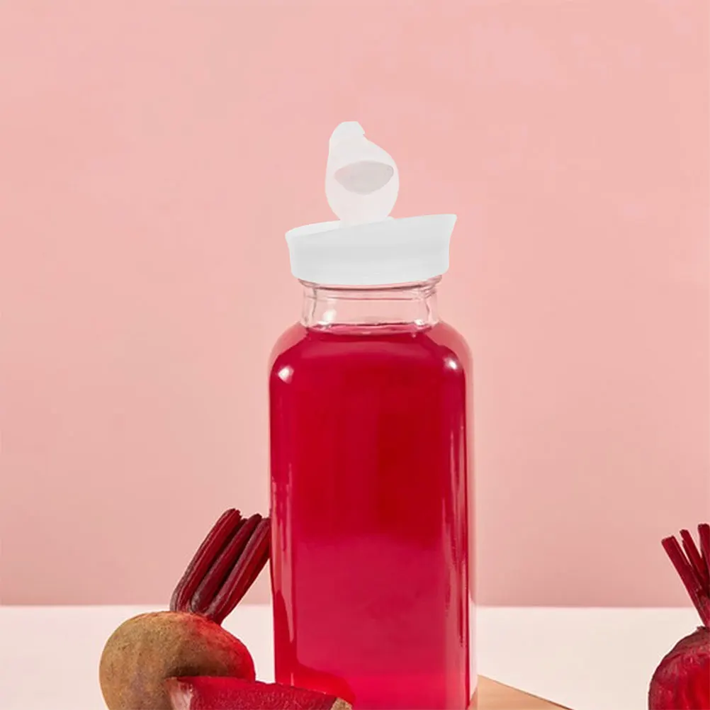 

2pcs Bottle Caps For 1.6L 1L Water Jugs Leakproof Plastic Beverage Jar Lids Replacement Pitcher Covers Compatible With Glass