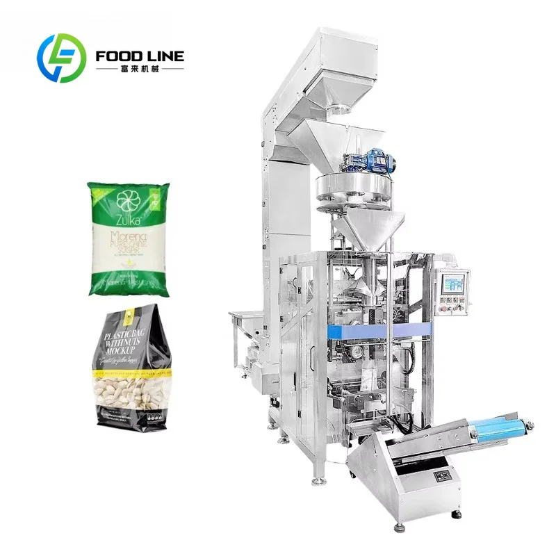 Customized Vertical Volumetric Cup Filling Machine Low Noise Stable Running For Granule Raw Material Packaging Workshop