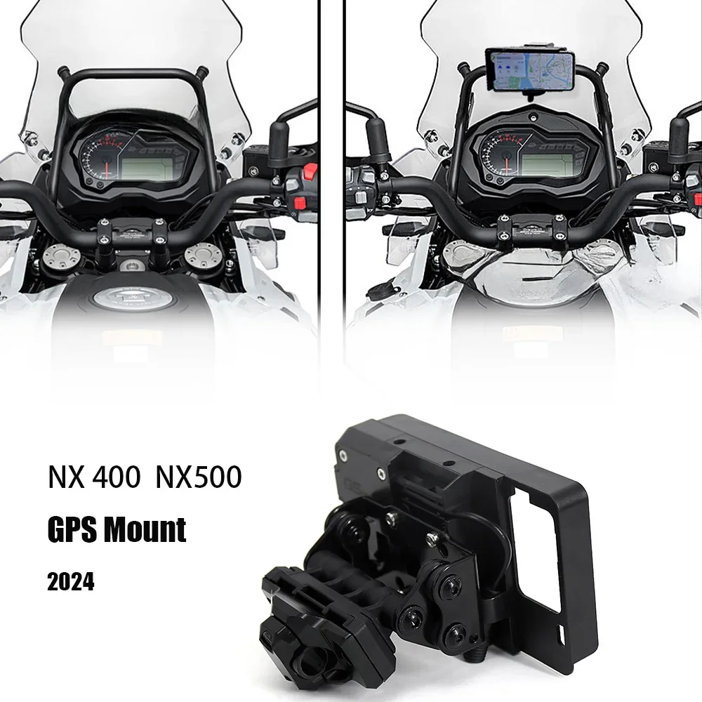 

Держатель кронштейна для GPS-навигатора Honda NX400 NX500 NX 500 Nx 400 2024 13/16 мм