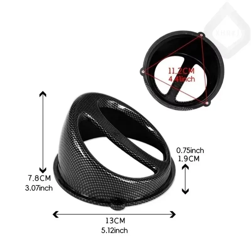 Hot Sale 1pcs Motorcycle Scooter Fan Cover Air Scoop Cap Air for ReasFor Engine Cooling System Frame Deflector